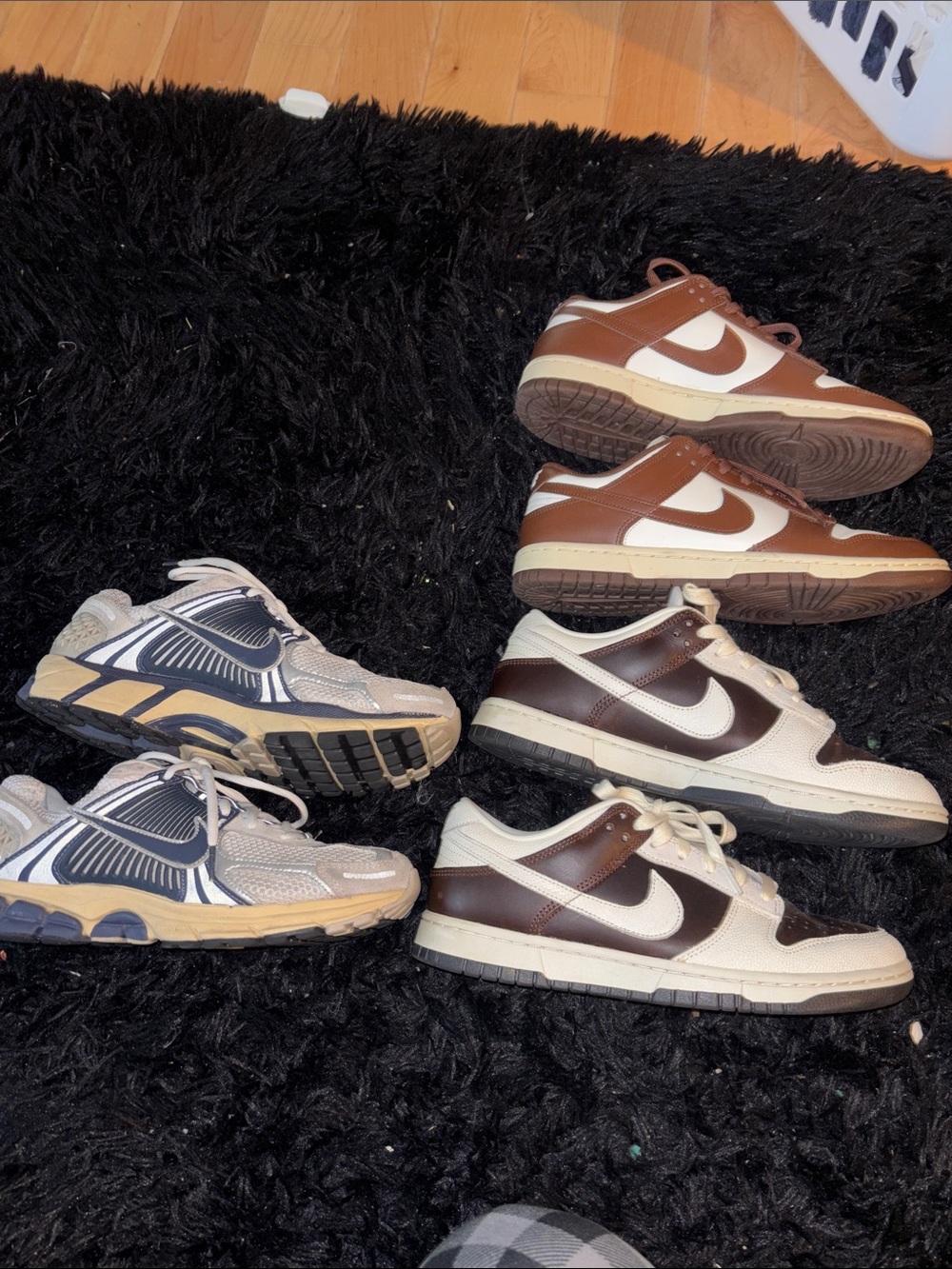 Nike shoe bundle , Nike dunks , vomero 5